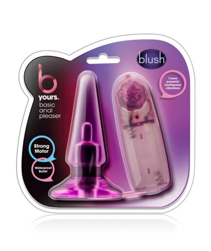Pino anal vibrador con control